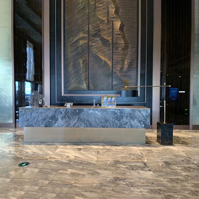 Новые Индивидуальные Современная стойка для 5-звездочный отель мебель