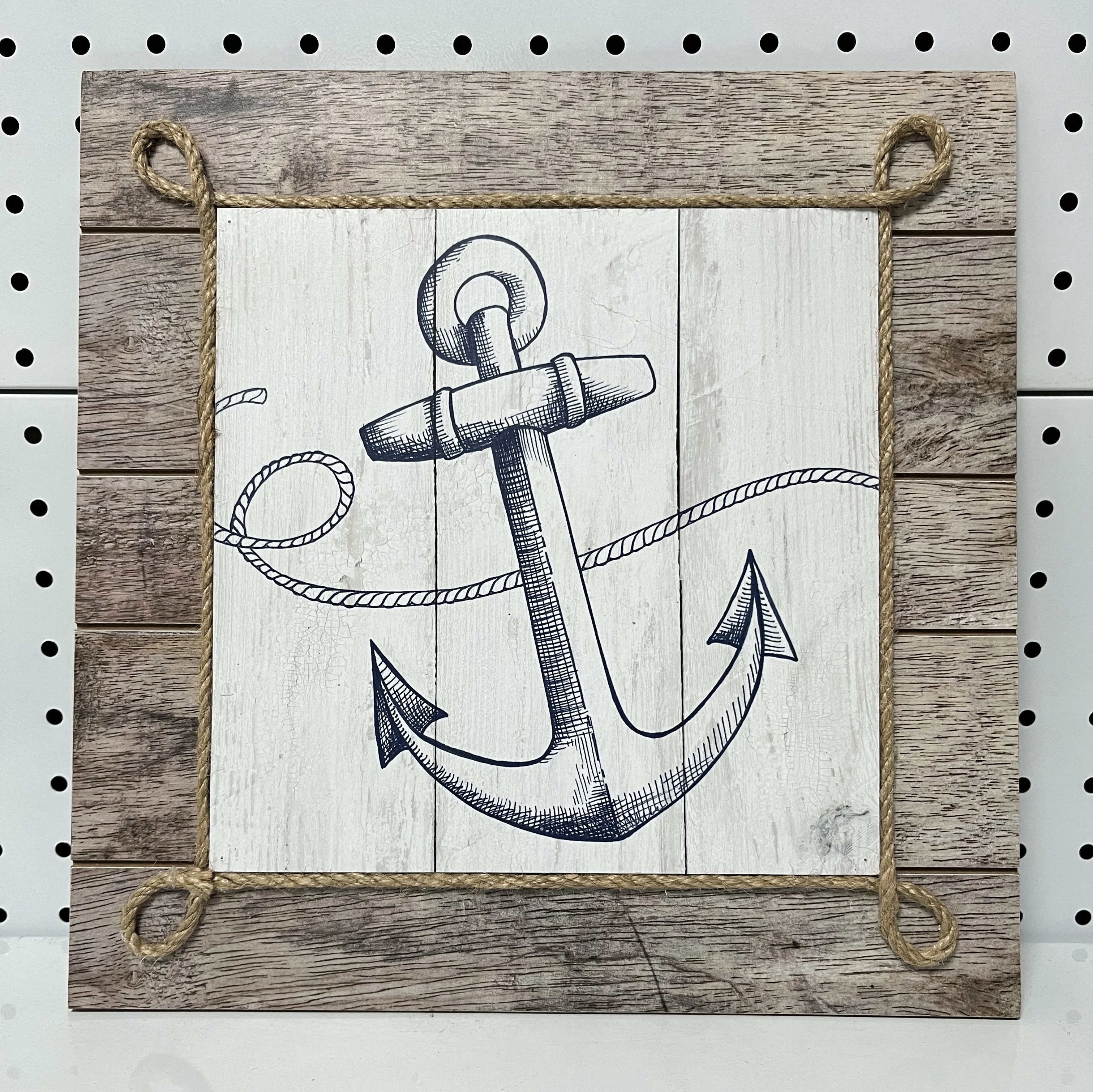 Nautical Wall Decor Rustic Customized Home Decor Home Decoration Plaque Painted Wooden Printing Blocks India Ocean Henna Wood