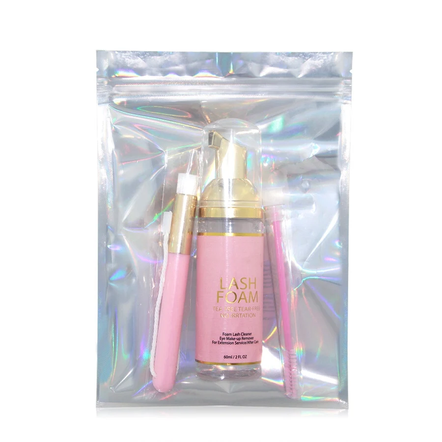 Private Label Free Brushes Oil Free Lash Shampoo Foam Cleanser with Makeup Removal Function for Las Extension