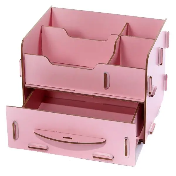 Wholesale Modern Pretty Led Mirror Makeup  Storage Box  Makeup Organizer