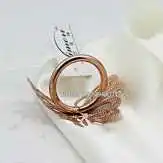 custom iron metal golden butterfly napkin ring for wedding banquet dinner party birthdays table decor