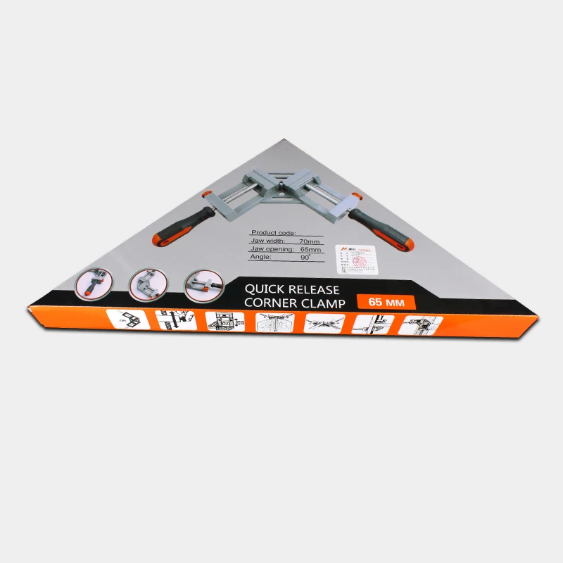 Угловой зажим от производителя, быстросъемный алюминиевый прямоугольный деревообрабатывающий крюк, 90 градусов, быстрый тип, зажим для рамы, клеммные зажимы