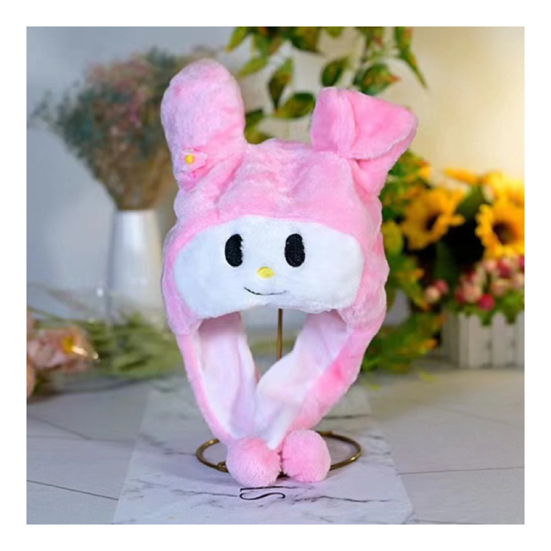 Hot selling cute funny winter hats for kids wholesale animal head hat bonnets free sample