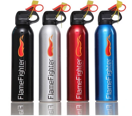 custom printing portable household Aluminum Aerosol Bottle for Portable Fire Extinguisher
