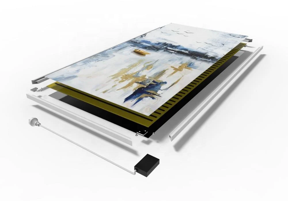 580W infrared panel heater wall mounted Carbon Crystal Panel Heaters