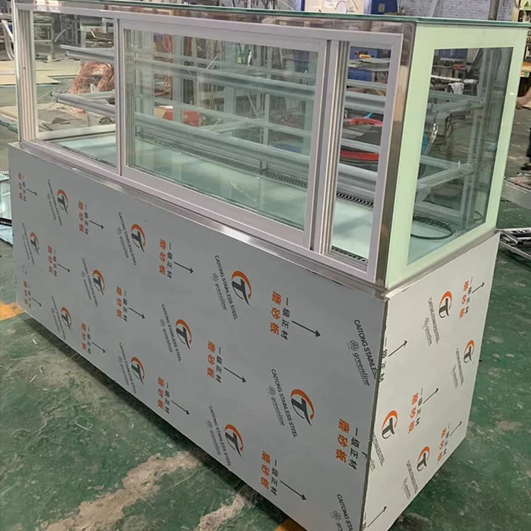 
 От китайского производителя торт выпечки прилавок-витрина Новый дизайн витрина  