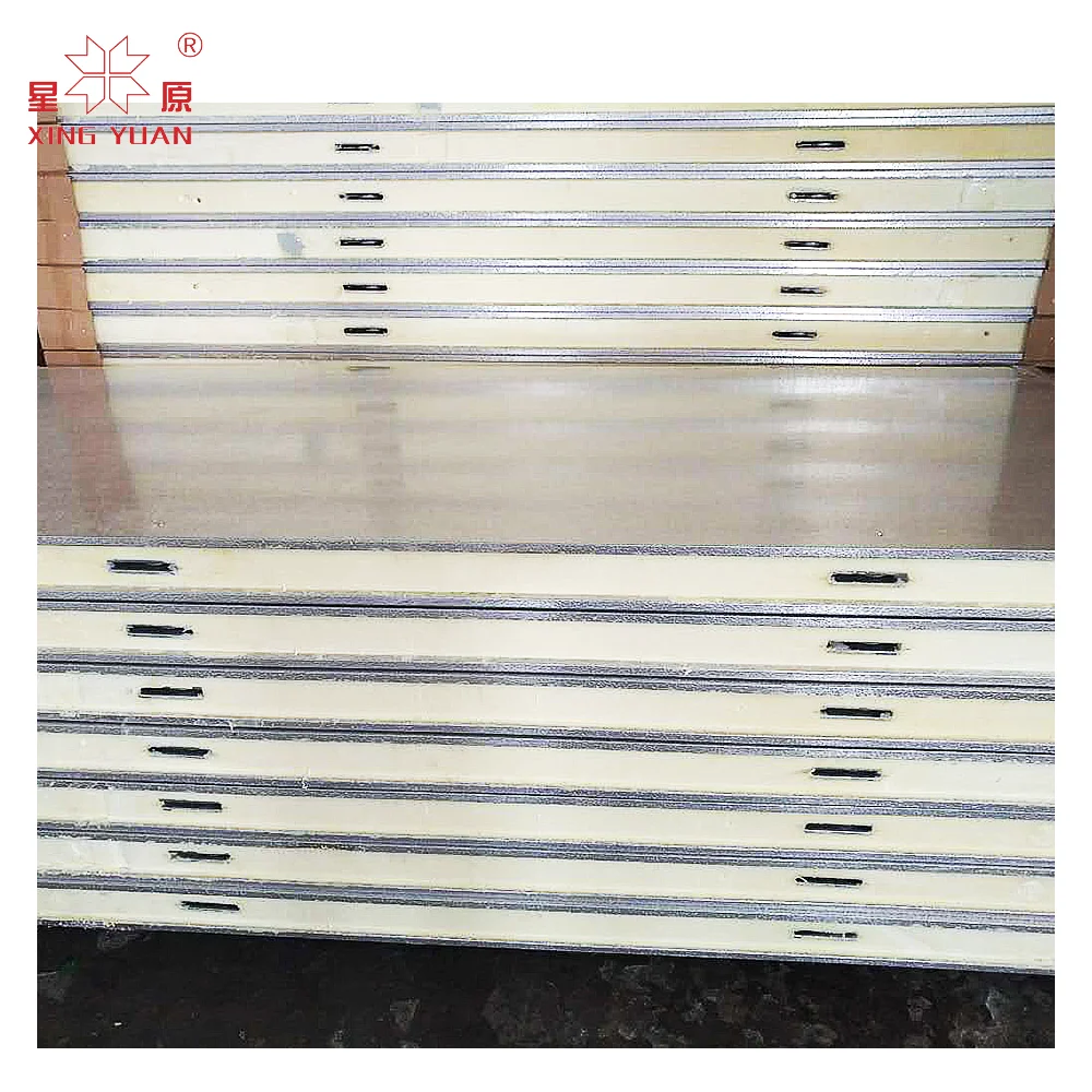Bulk Order easy Installation PU Sandwich Wall Panel cold Room Construction Wall Insulation puf panel