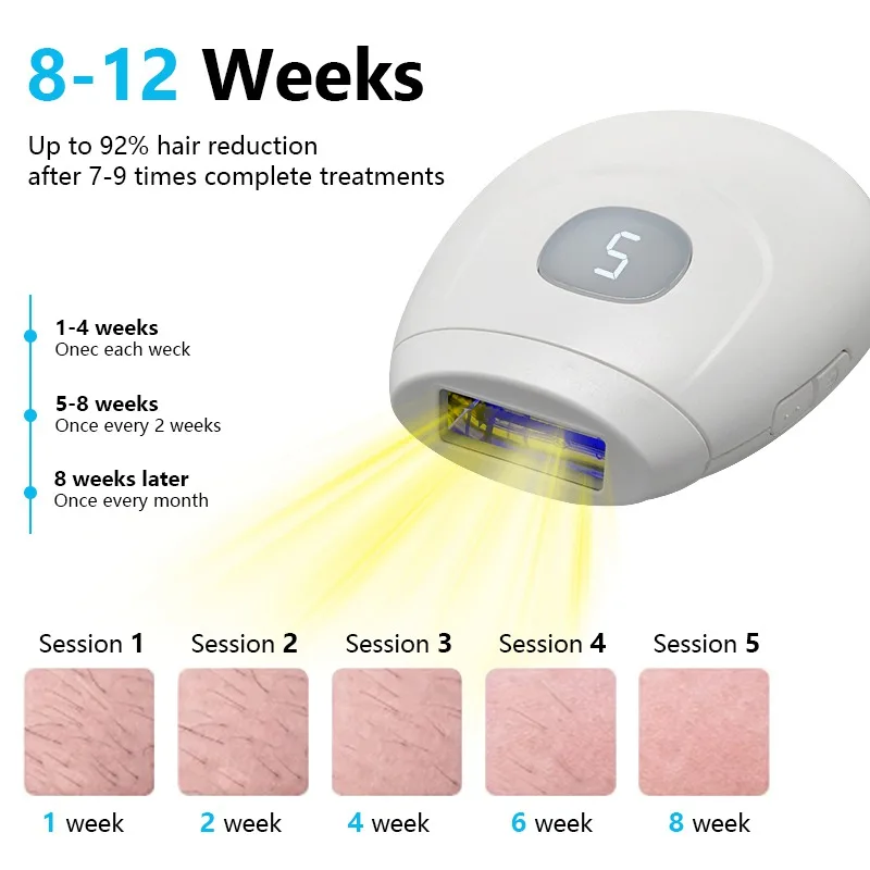 Painless hair remover device Light Body Handset Epilator Ipl Remover Machine Home Portable Permanent ice cooling Depilator
