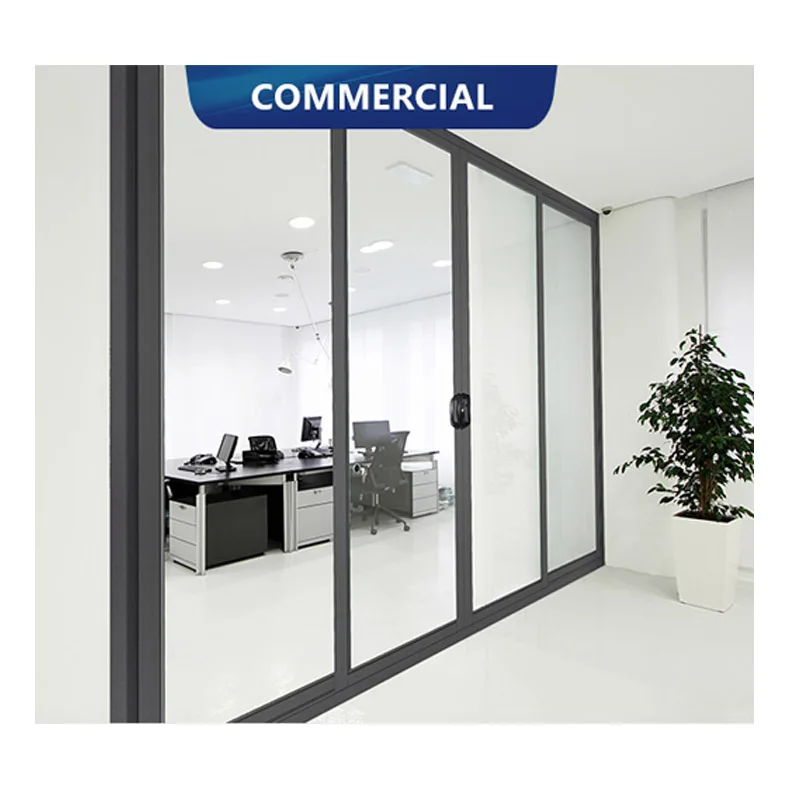 Balcony Aluminum Multi Slide Doors Exterior Aluminium Doors AS2047 Australian Standard Double Glasses Sliding Door