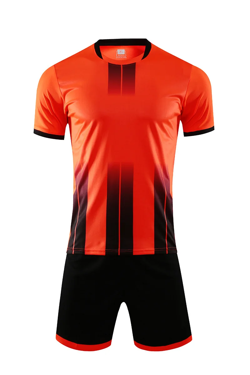 Wholesale customized short sleeve soccer jersey with name number quick dry soccer trainer uniform Team Wear For Practice