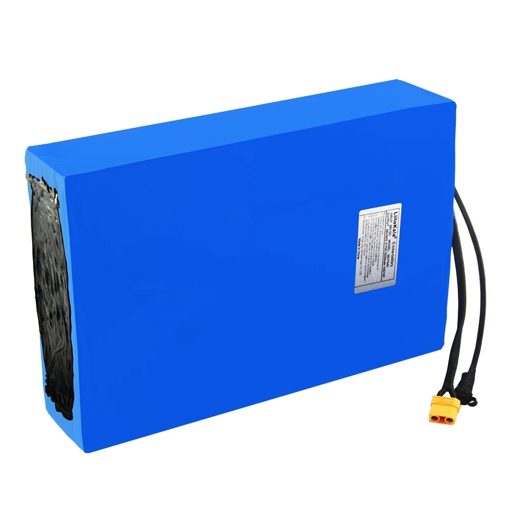 Liitokala 36v 75ah 21700 5000mah 10s15p electric battery 36v 1000w lithium battery built-in 20a bms electric motor bicycles