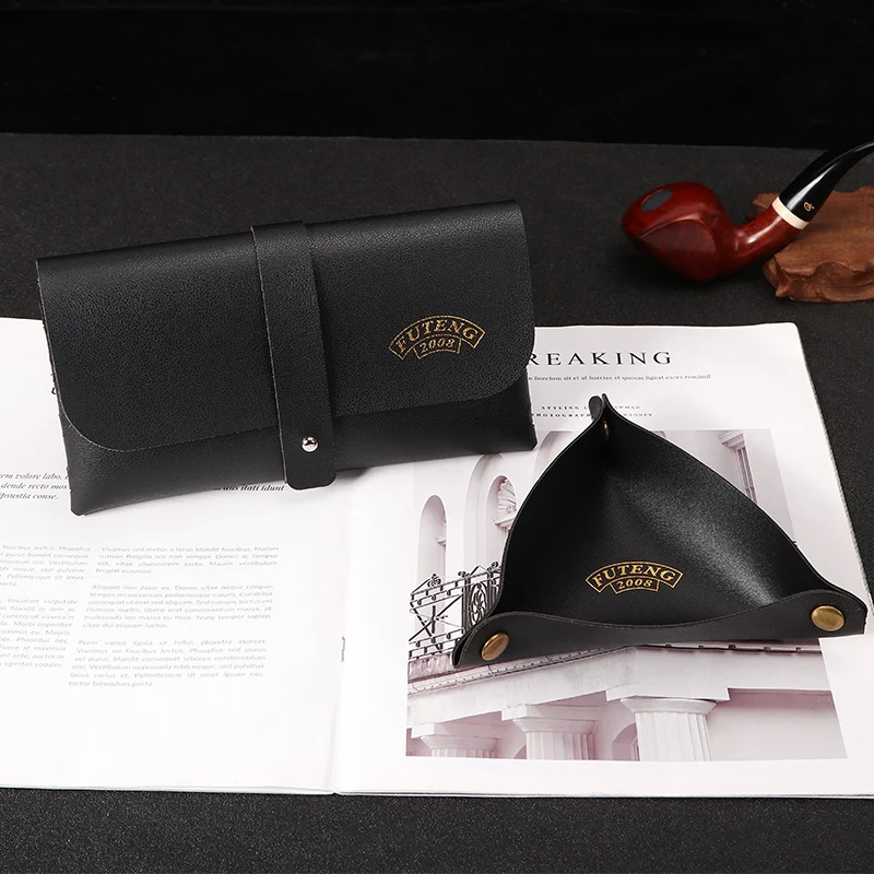 Wholesale Tobacco Pouch Case Bag PU Leather Pipe Cigarette Holder Smoking Paper Holder Case Portable Tobacco Storage Bag