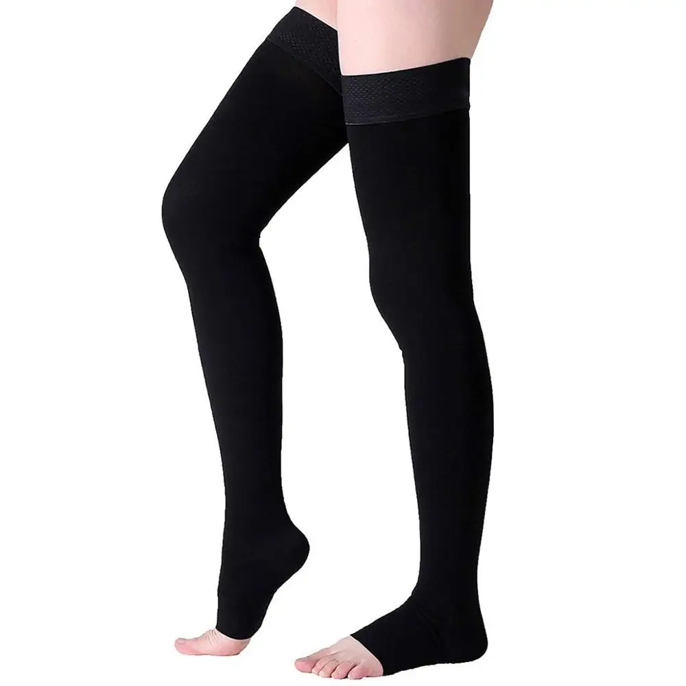 Nurse Anti Varicose Vein Thigh High Medical Compression Stockings