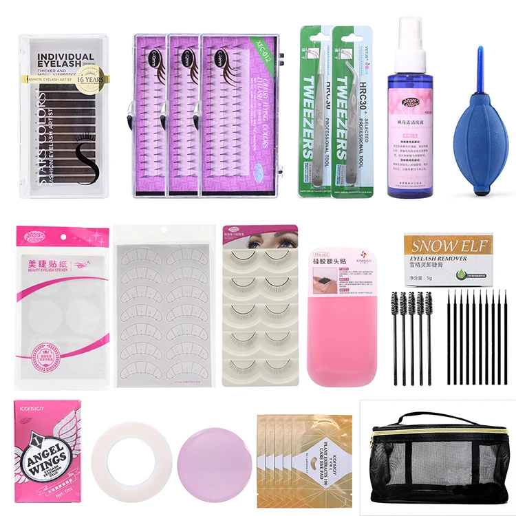 Starscolors eyelash extension kits professional lashes extensions set for beginners