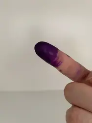 Красочные негибкие чернила для выборов