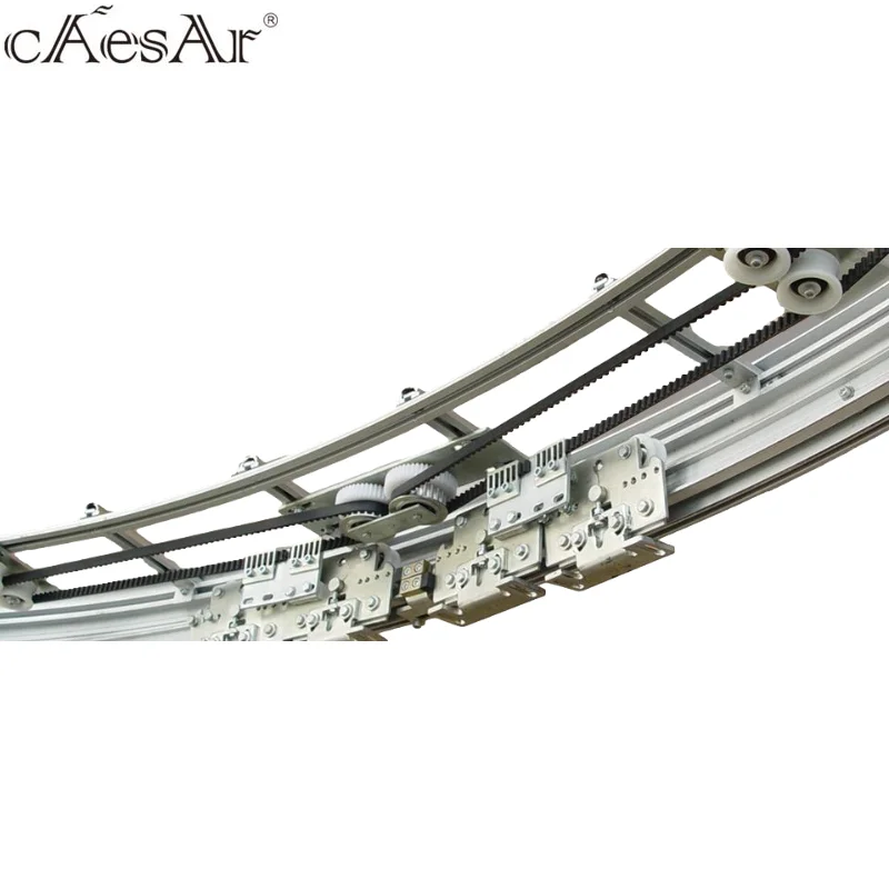 Dunker motor sensor automatic curved sliding door operator system mechanism