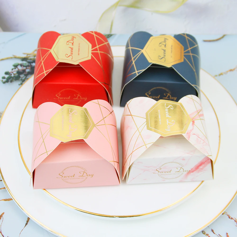 new design elegant wedding boxes wholesale high quality  wedding party baby shower favors gift sweet box