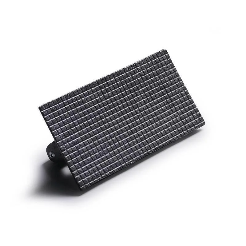 Cast iron press meat plate round rectangular fried steak grill iron plate squid press plate barbecue tool barbecue
