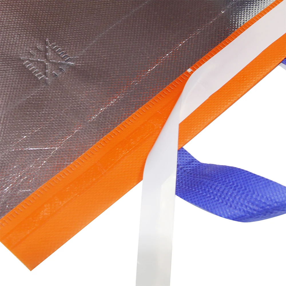 Wholesale Dessert Beverage Restaurant Takeout Waterproof Non-Woven White Sold Cooler Bag With Handle