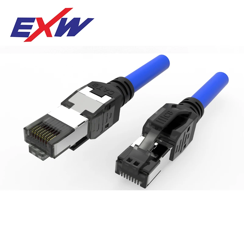  EXW высококачественный патч-корд Cat8 26AWG с сертификатом