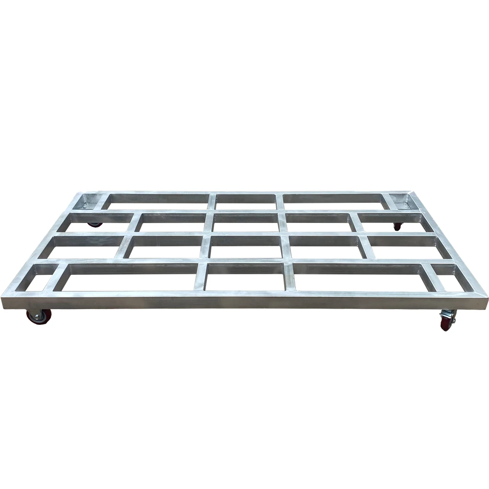 Heavy Duty Customized Size Load Capacity Movable Steel Metal Pallet Trolley