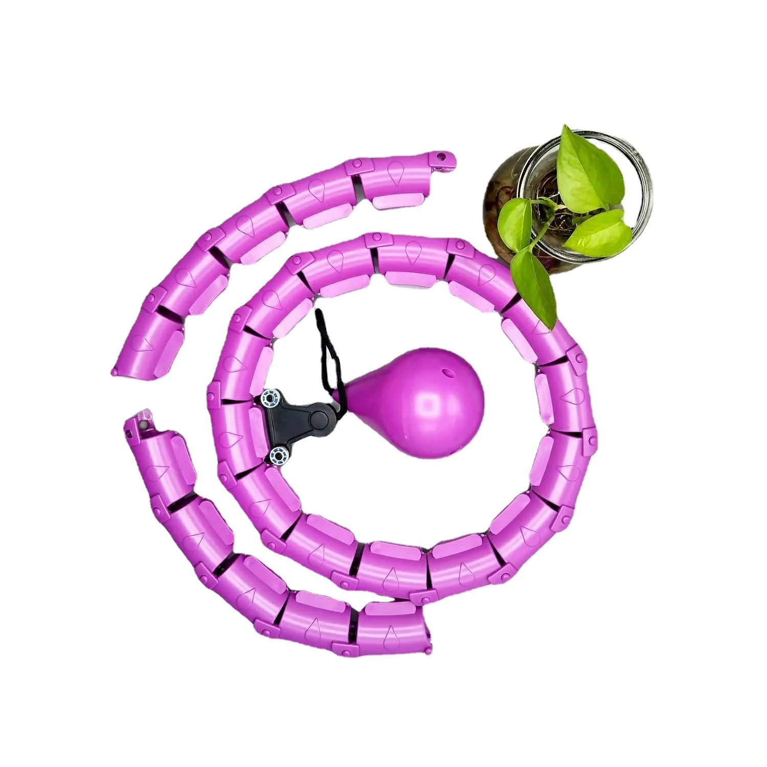 
New hu la hoop low price wholesale intelligent detachable hula ring sports fitness hu la hoop abdominal fitness equipment 