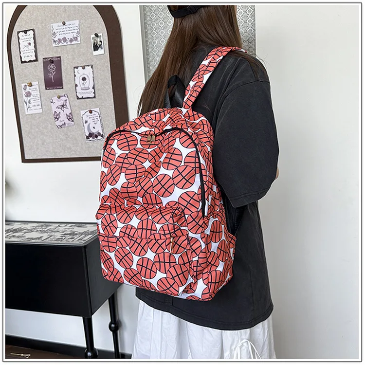 Sports Gym Bag Team Soccer Football Backpack Game Day Pattern Kids Backpack Sports Baseball Printed Boys Backpack