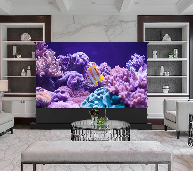 Новый дизайн, 100 'напольный проектор с интеллектуальным дистанционным управлением