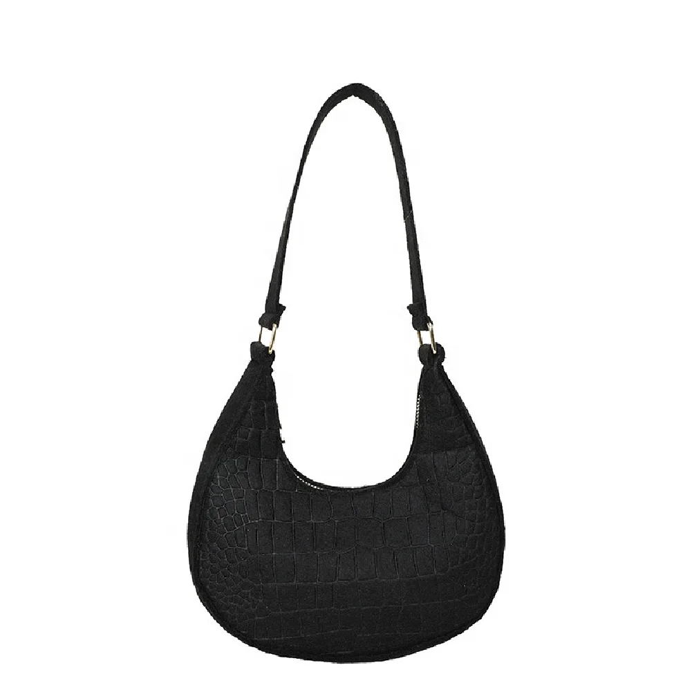 2024 Korean Summer Storage Underarm Leisure Shoulder Clutch Bag for Ladies Solid Color Trendy Cross Fashion Handbag