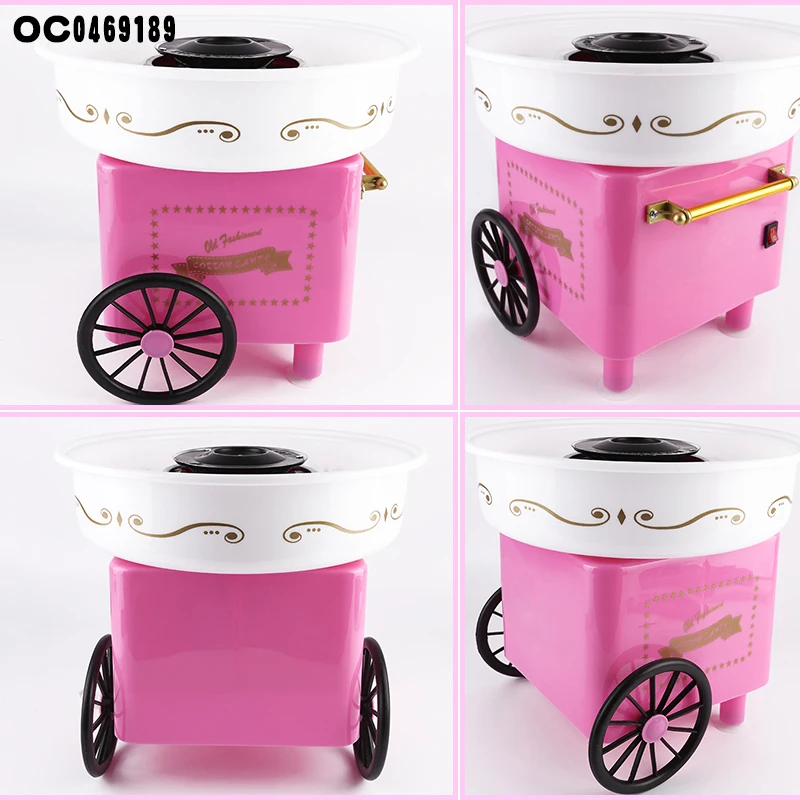 Electric indoor home mini making automatic cotton candy floss machine