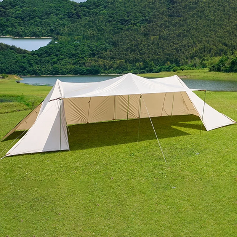 Multifunctional Lightweight Hammock Tarp Tent Camping Rain Fly Shelter Large Waterproof Camping Tarp Awning Tent