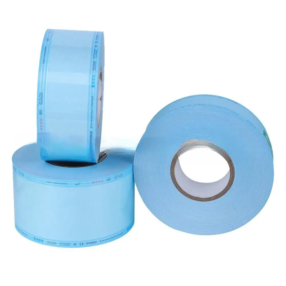 Tyvek Medical Sterilization Self-sealing Pouch Medical Grade Paper+Film Pouch Roll Autoclave Bag Plastics Packaging bags