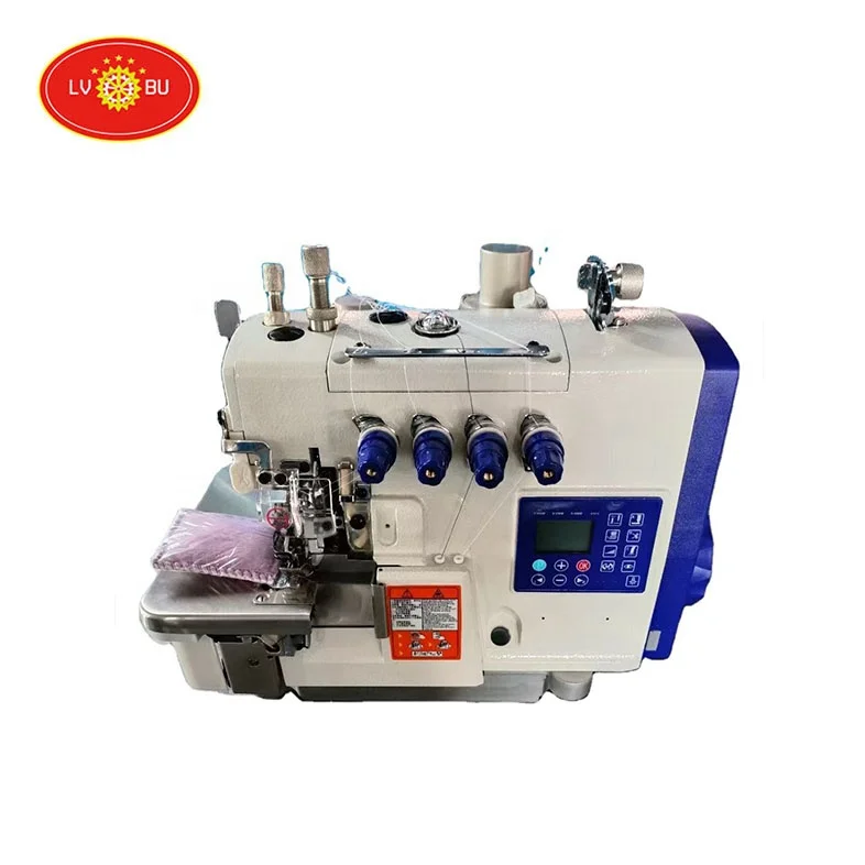 EXT-900 Single Head Full Automatic 4 Thread Overlock Domestic Sewing Machine Industrial