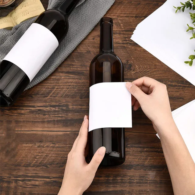 custom eco friendly waterproof craft beer glass bottle label colorful printing brew beer 330ml can PLA packaging sticker