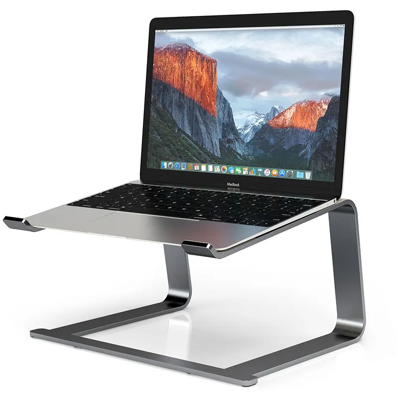 Hot Sales Robust and stable Silicone non-slip Laptop Stand Aluminum Alloy Portable Notebook Laptop Stand