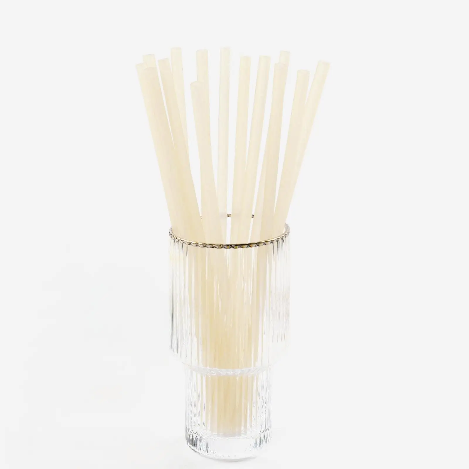 Hot sale 100% nature biodegradable disposable ecological 6 8 12 mm rice drinking straw with custom name logo