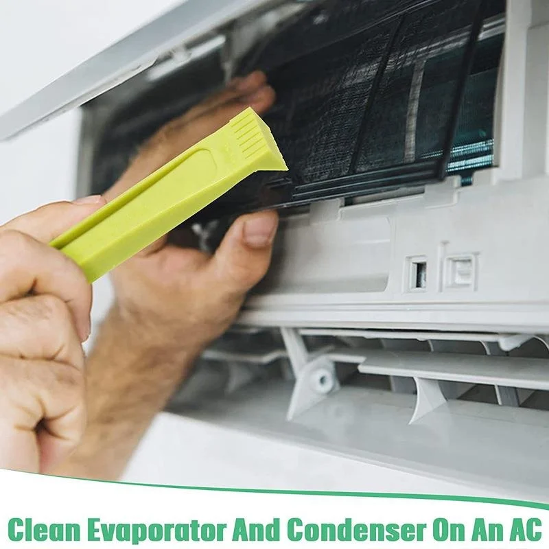 Air Conditioning Accessories For Home Bedroom Portable Condenser Evaporator Cleaning Brush Air Conditioner Condenser Fin Comb