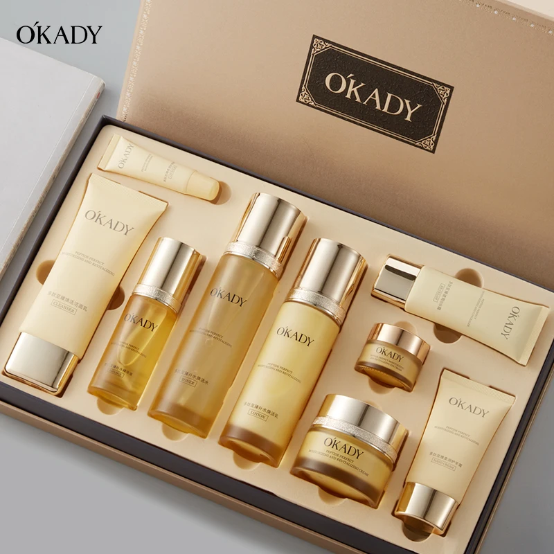 Beauty And Care Products Facial Whitening Moisturizing Polypeptides Skincare Kit Natural Organic Face Serum Skin Care Set