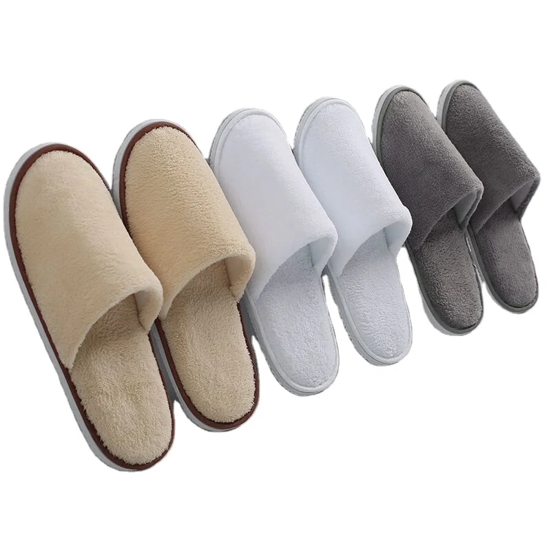 Personalized Wholesale Luxury Cheap White Washable Hotel Room Spa Guest Disposable Slippers