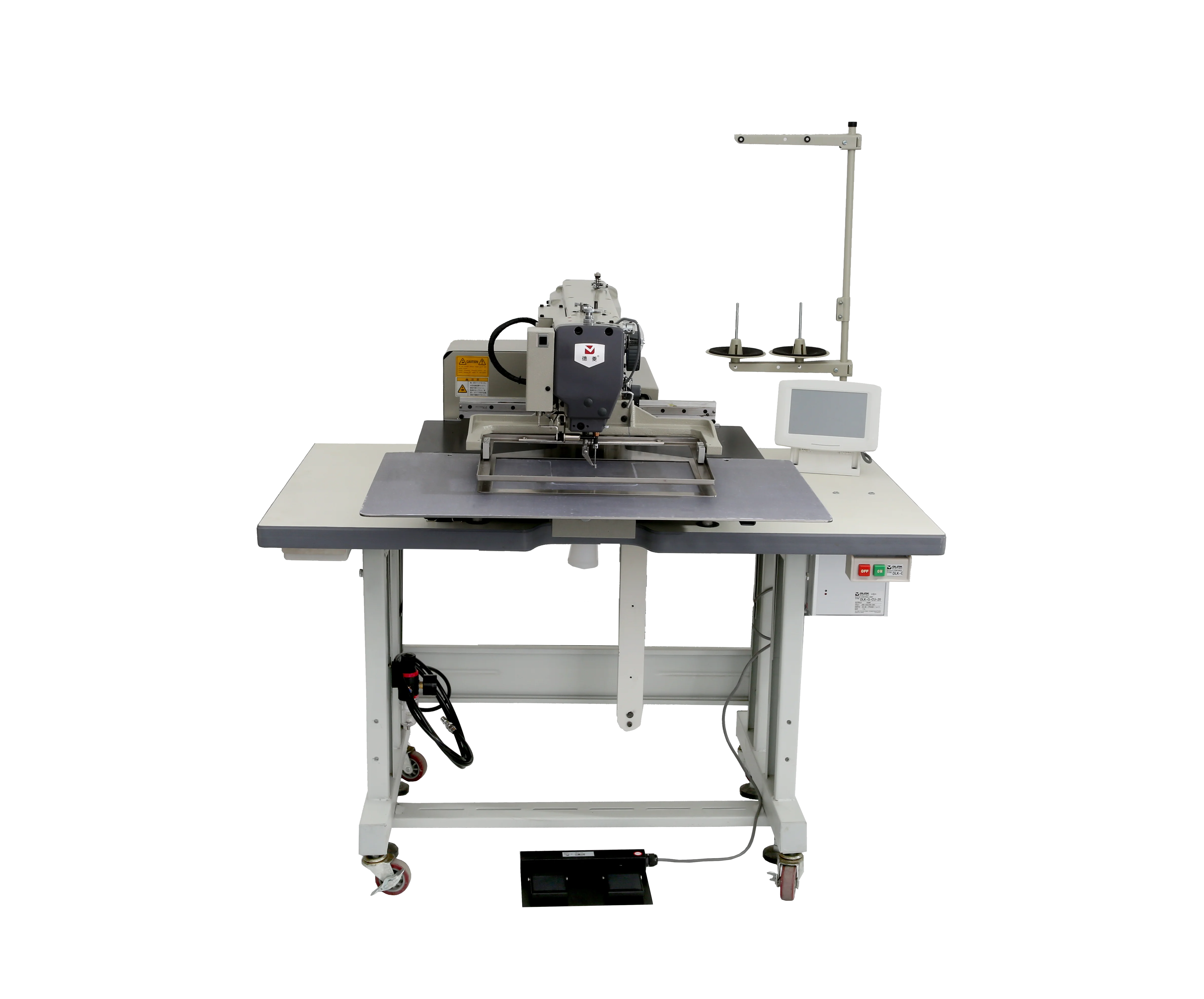 Automatic Electronic Computer Programmable Industrial Wallet Bags And Shoes Pattern Sewing Machine for clothes handbags