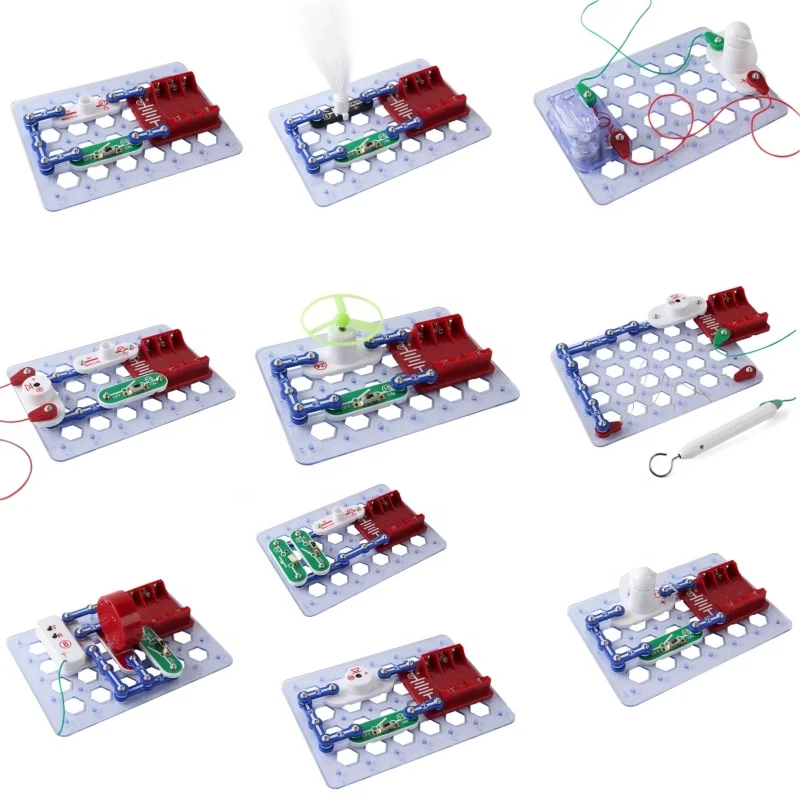 Kaili electronic circuit block toy set kids educational science experiment kit creative diy maze challenge electronic-block