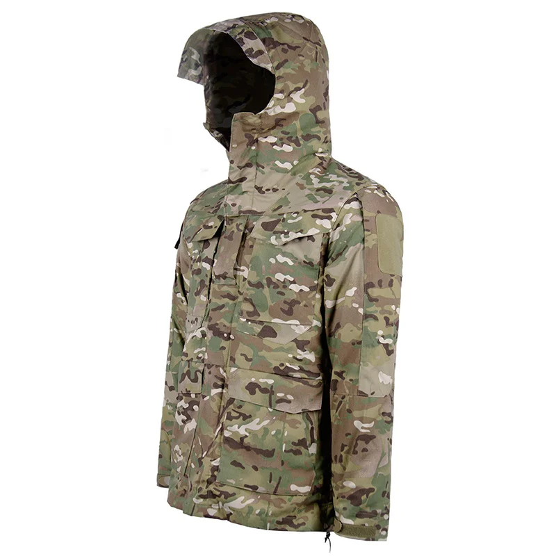 Roewe Custom 3 in 1 CP Tactical Sports Waterproof Winter  US Thermal Outwear Thick Jacket With Hood Tactical Style Parkas