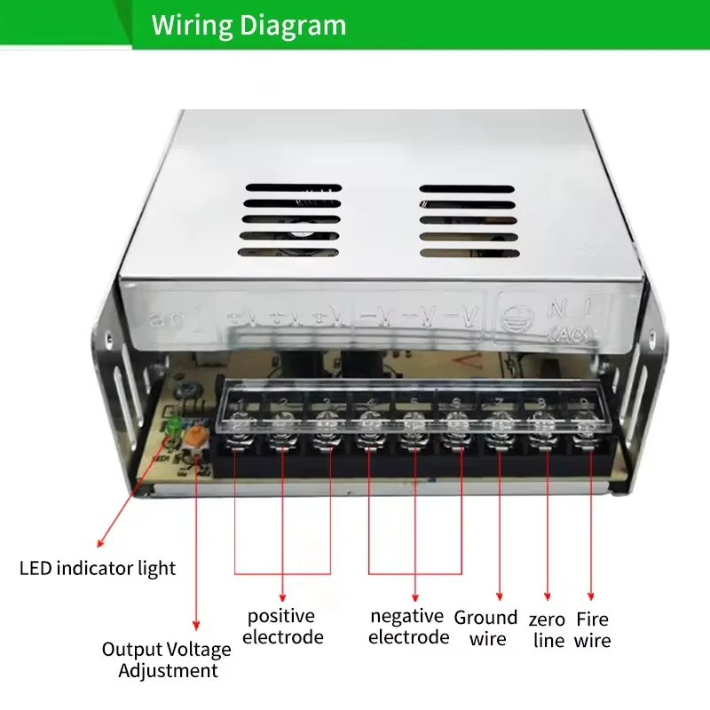 Hot on sell switching power supply  DC 12V 24V AC 110V 220V 15w 25w 36w 60w 100w 150w 300w power supply for flexible led strip