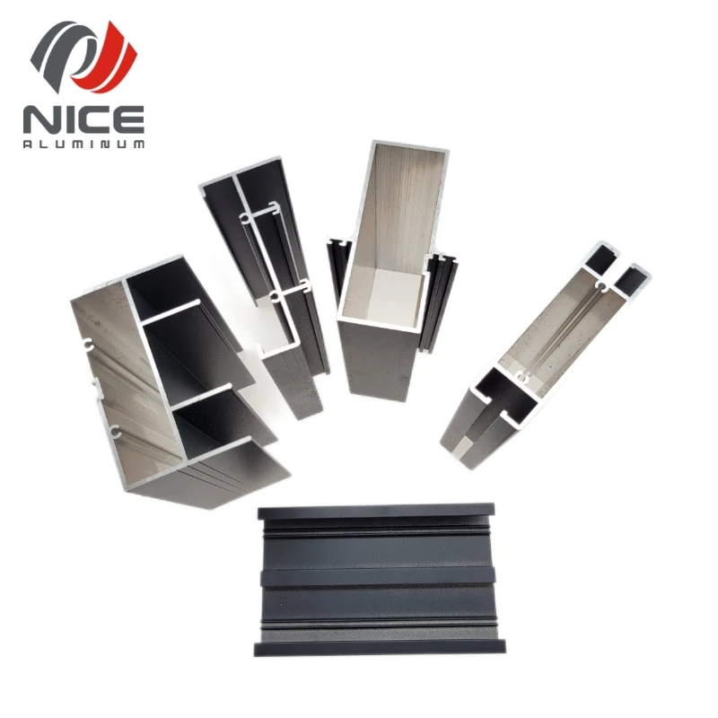 6063 T5 Sandblasted Customization Israel Thermal Break Aluminum Profile China Manufacturer perfil de aluminio Aluminum Profile