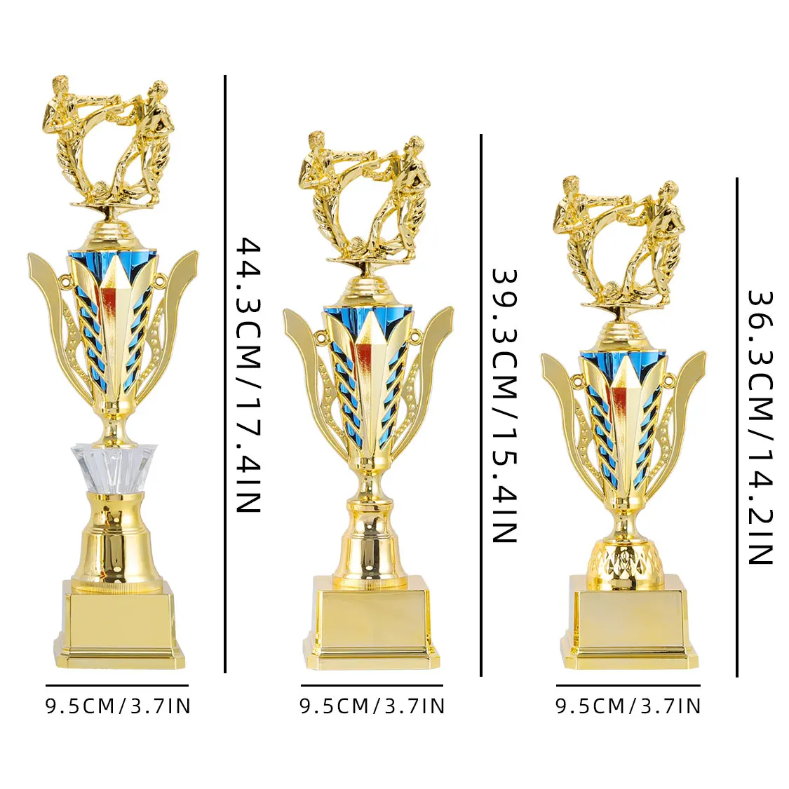 Hot sale taekwondo karate trophies martial arts trophy plastic big trophy cup award for events competitions winners champions
