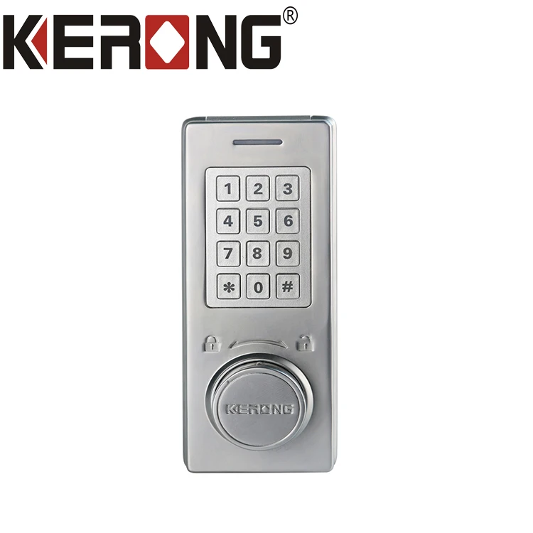 KERONG Hot Sale Electronic Digital Password Handle cabinet Lock With Touch Screen/Mechanical Buttons