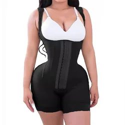 Custom High Compression Fajas Colombianas Girdle With Corrective Waisted Butt Lifter Full Body Bbl Shaper Faha Shapewear