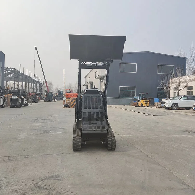 Small Skid Steer  Loader With Bucket Mini Skid Steer Loader Attachment For Sale