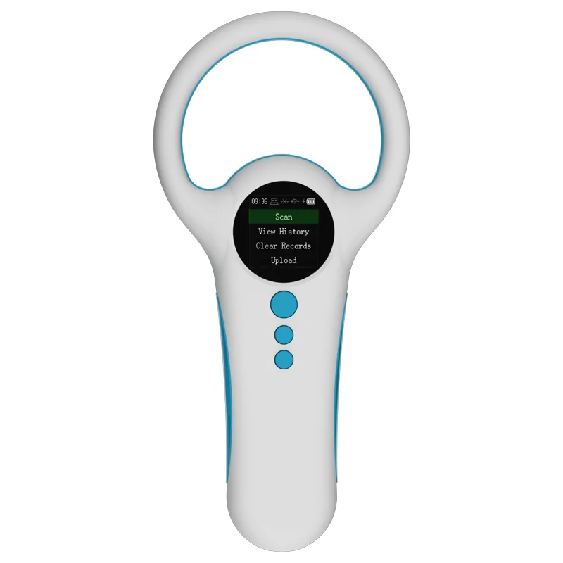 New Model  W91A Dog scanner pet animal chip range rfid handheld portable reader 134.2Khz pet microchip long range reader