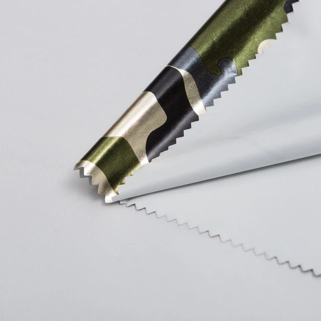 65gsm 100% Polyester camouflage foil coating taffeta Fabric  for garment